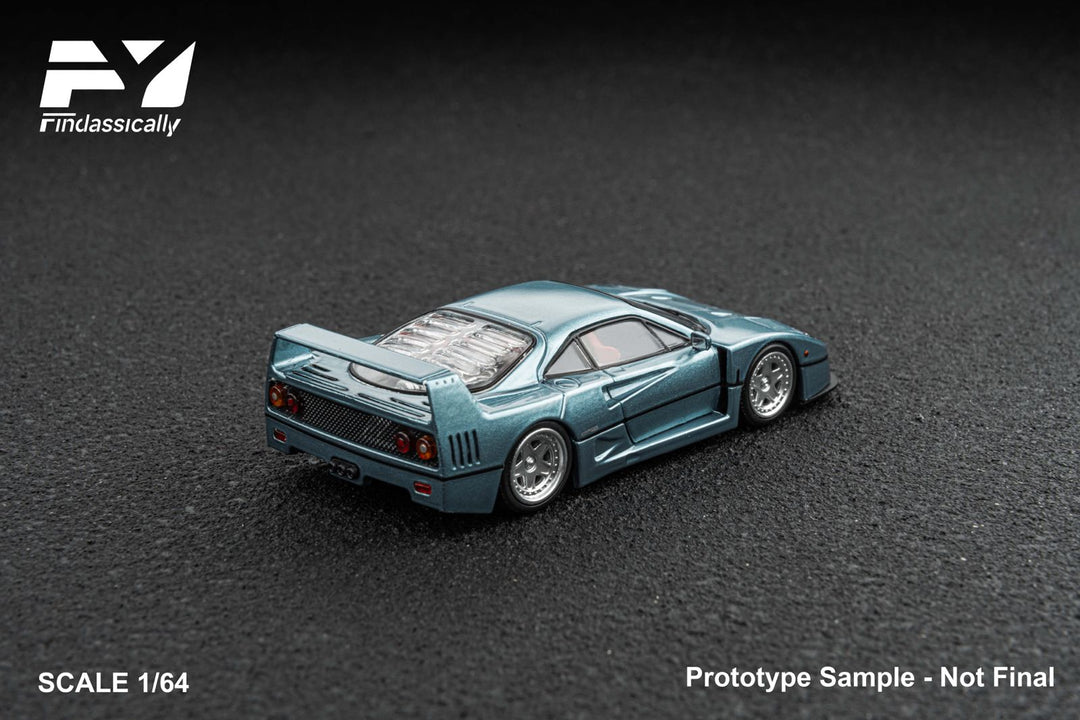 [Preorder] Finclassically 1:64 Ferrari F40 Ice Blue