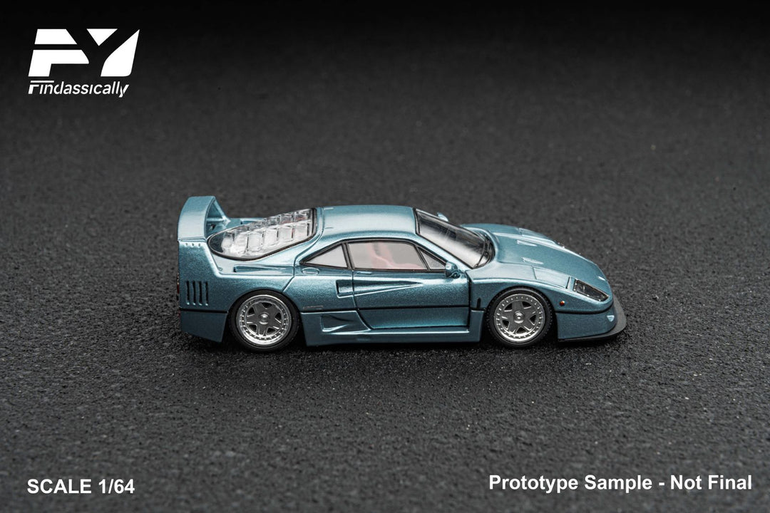 [Preorder] Finclassically 1:64 Ferrari F40 Ice Blue