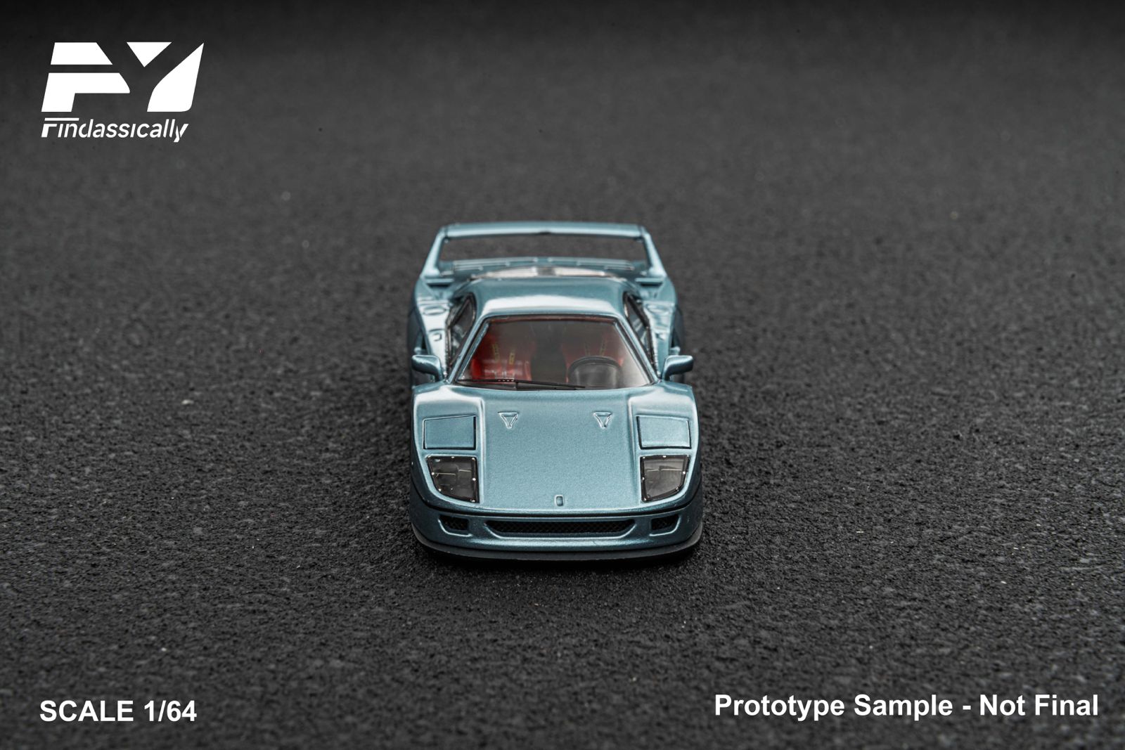 レビュー高評価アイテム特集｜ファッション通販 Preorder] Finclassically 1:64 Ferrari F40 Ice Blue – Horizon ミニカー