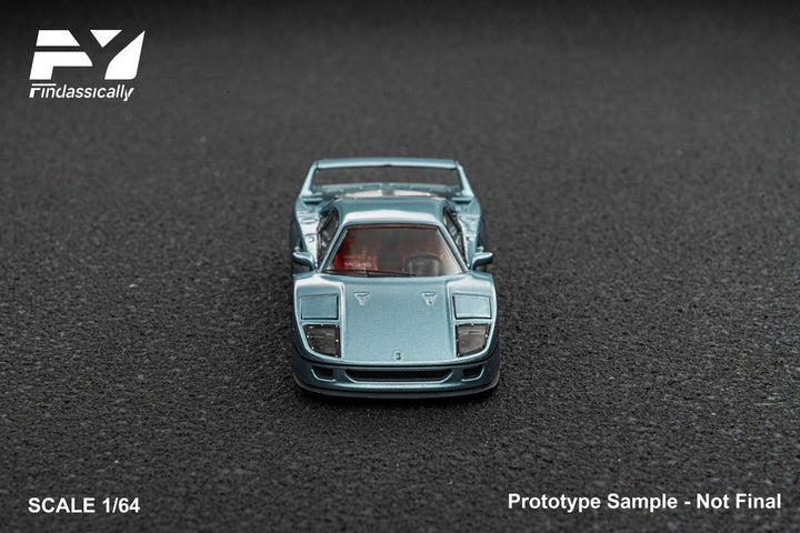 [Preorder] Finclassically 1:64 Ferrari F40 Ice Blue