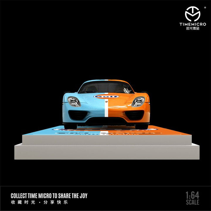 TimeMicro 1:64 Porsche 918 Spyder Gulf (2 Versions)