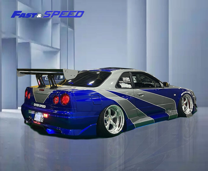 [Preorder] Fast Speed 1:64 Nissan Skyline GT-R R34 5th generation BNR34 - (2 Colors)