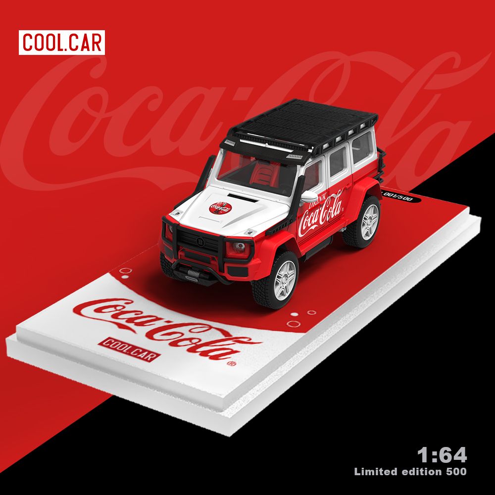 [Preorder] Cool Car 1:64 Mercedes-Benz Brabus G550 Coca-Cola Livery (4 Version)