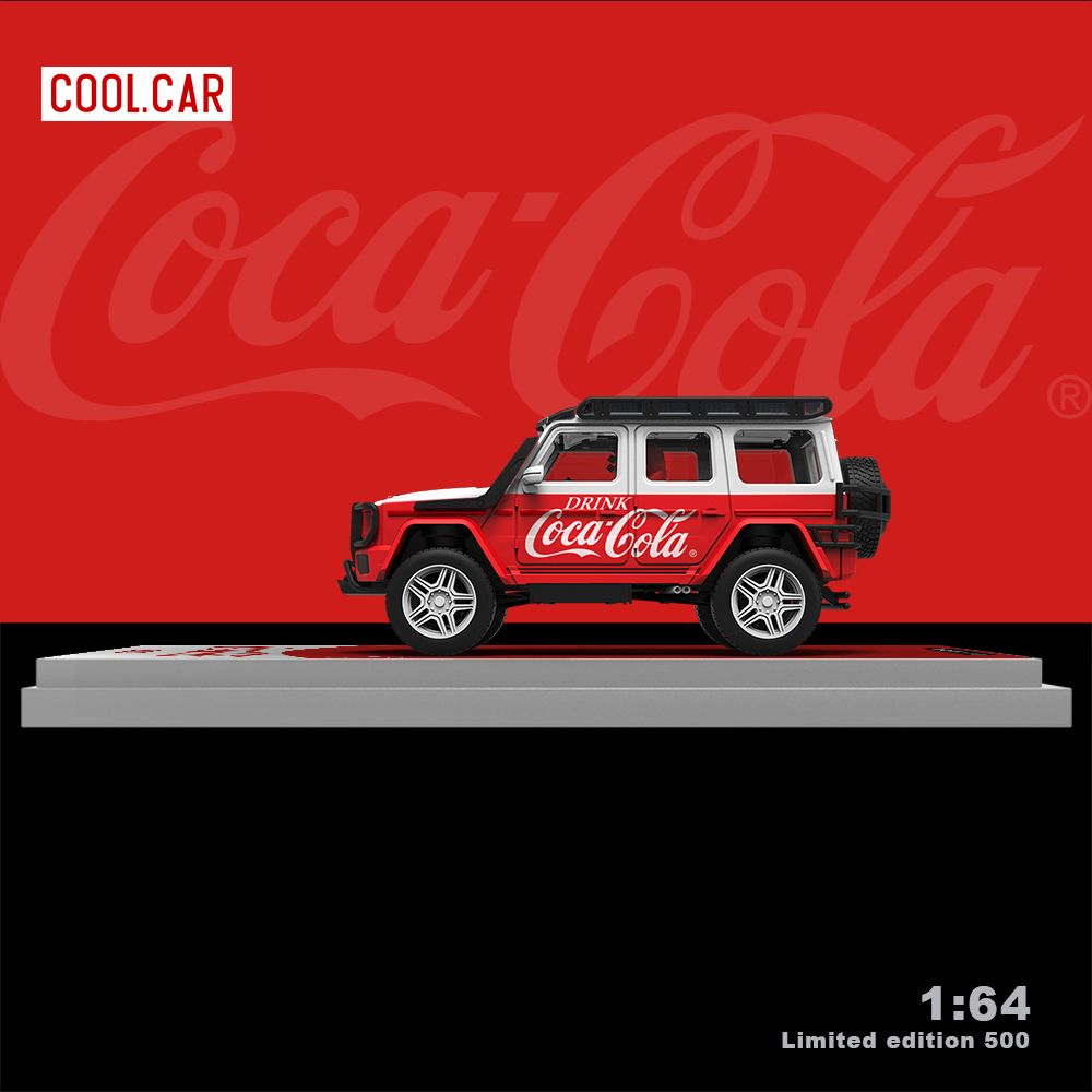 [Preorder] Cool Car 1:64 Mercedes-Benz Brabus G550 Coca-Cola Livery (4 Version)