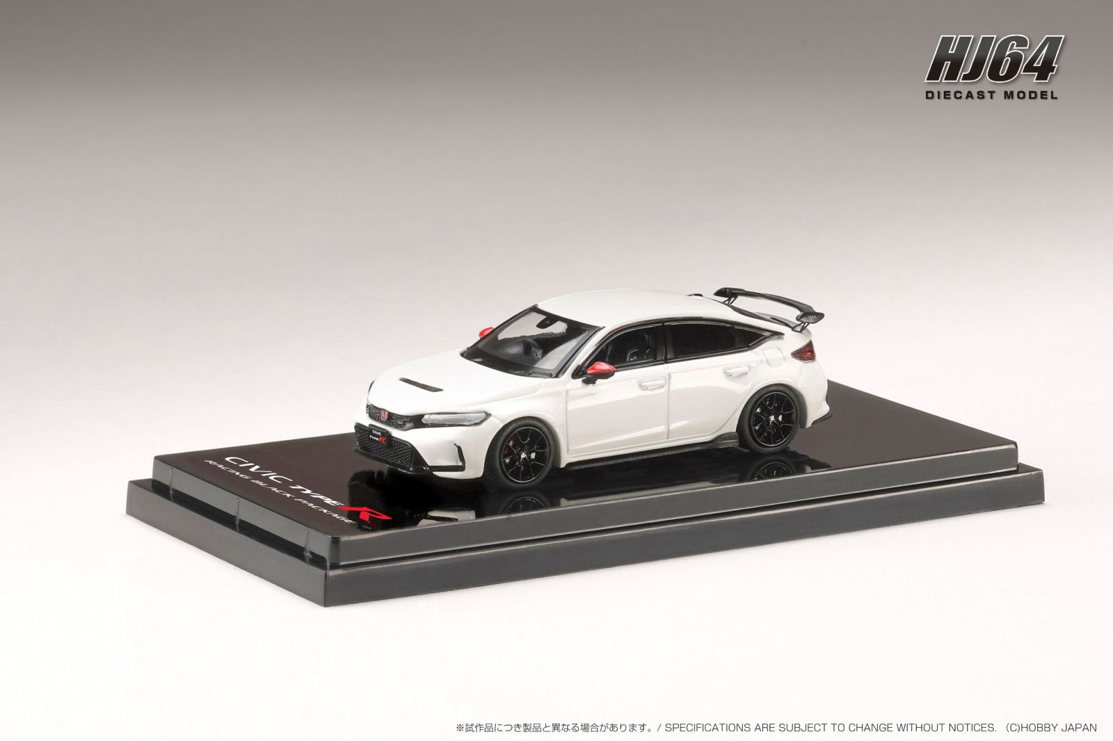 Hobby Japan 1:64 Honda CIVIC TYPE R (FL5) RACING BLACK Package