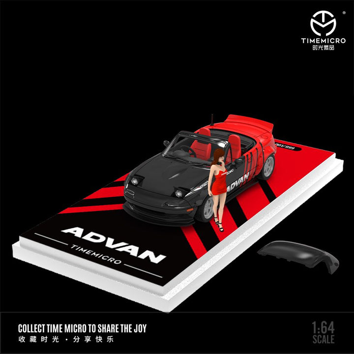 [Preorder] TimeMicro 1:64  Mazda MX5 ADVAN/ HKS Livery (4 Version)