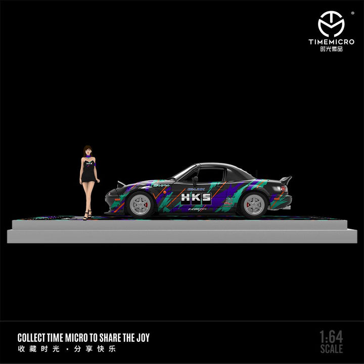 [Preorder] TimeMicro 1:64  Mazda MX5 ADVAN/ HKS Livery (4 Version)