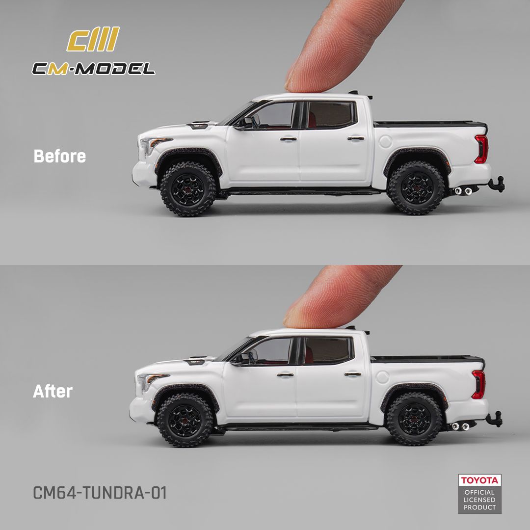 [Preorder] CM Model 1:64 Toyota Tundra White - CM64-Tundra-01