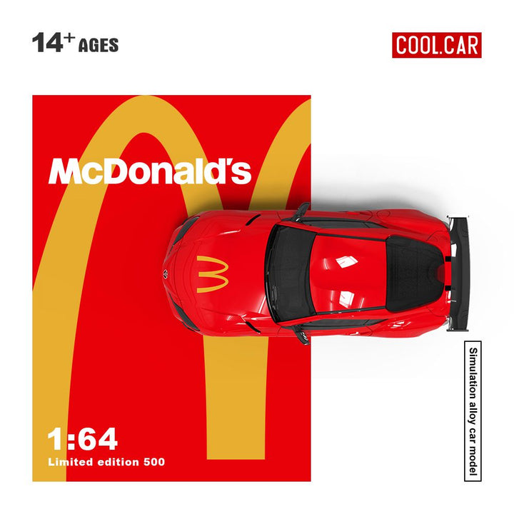 [Preorder] Cool Car 1:64 Toyota Supra A90, Tow Truck McDonald's livery (3 Versions)