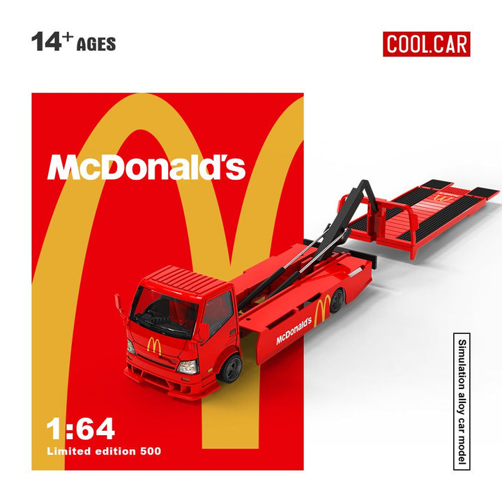 [Preorder] Cool Car 1:64 Toyota Supra A90, Tow Truck McDonald's livery (3 Versions)