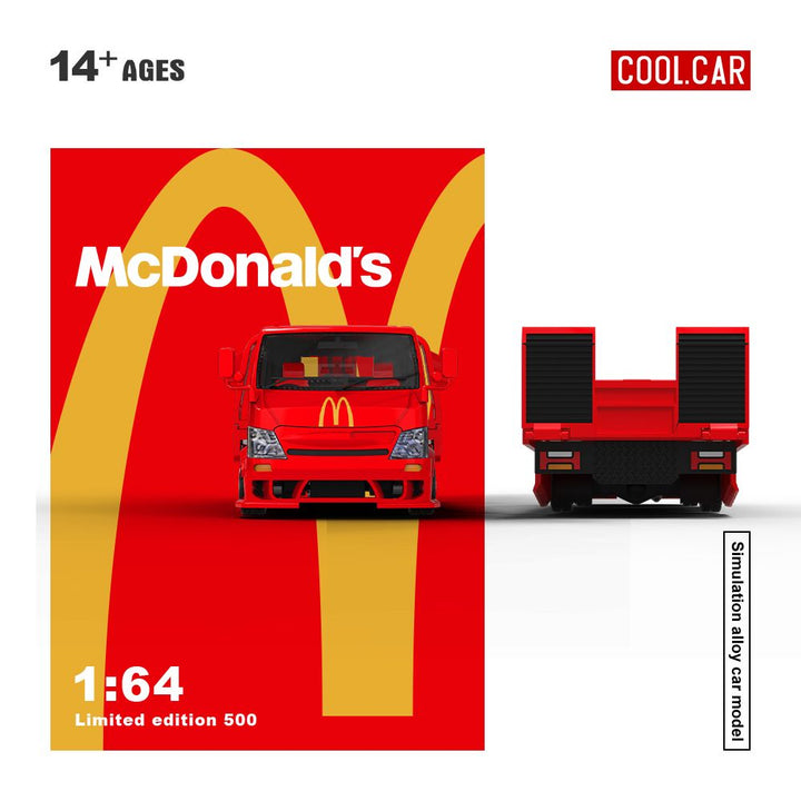 [Preorder] Cool Car 1:64 Toyota Supra A90, Tow Truck McDonald's livery (3 Versions)