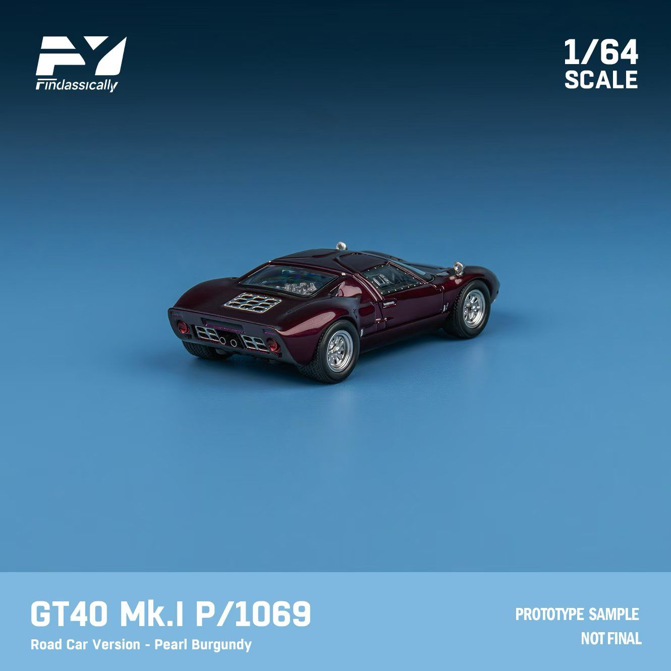 Finclassically 1:64 Ford GT40 MK.I (2 Colors) – Horizon Diecast