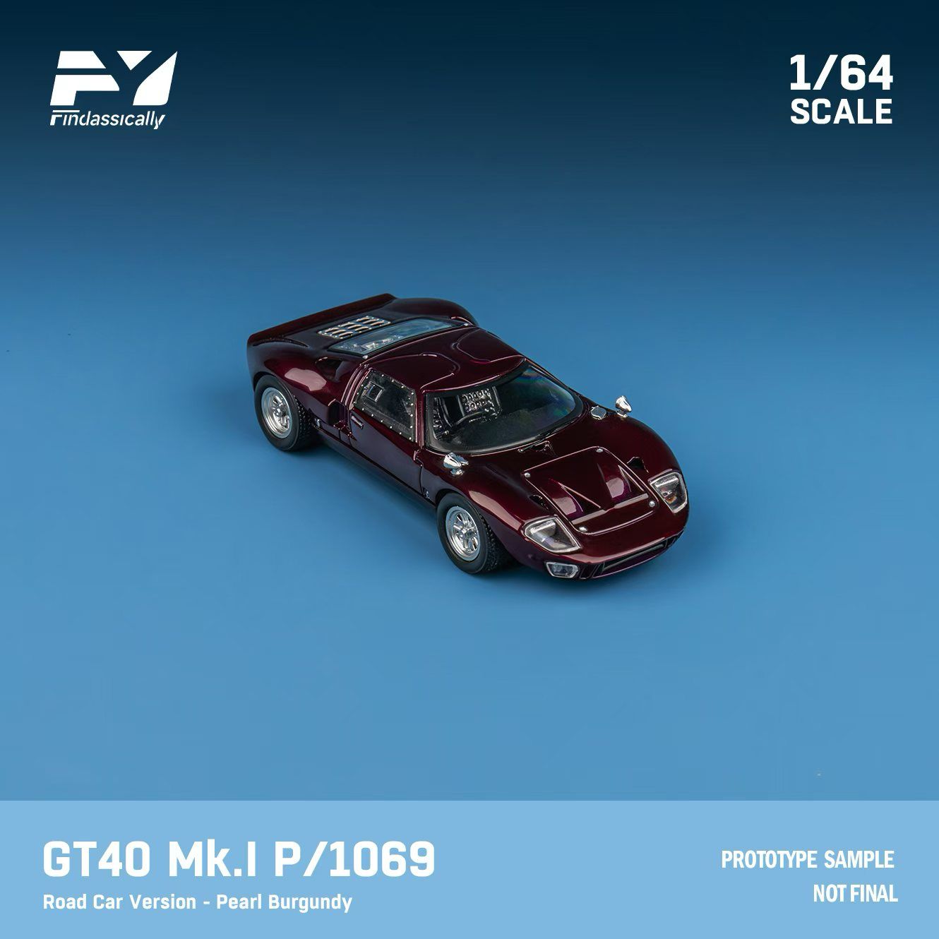 Preorder] Finclassically 1:64 Ford GT40 MK.I (2 Colors) – Horizon