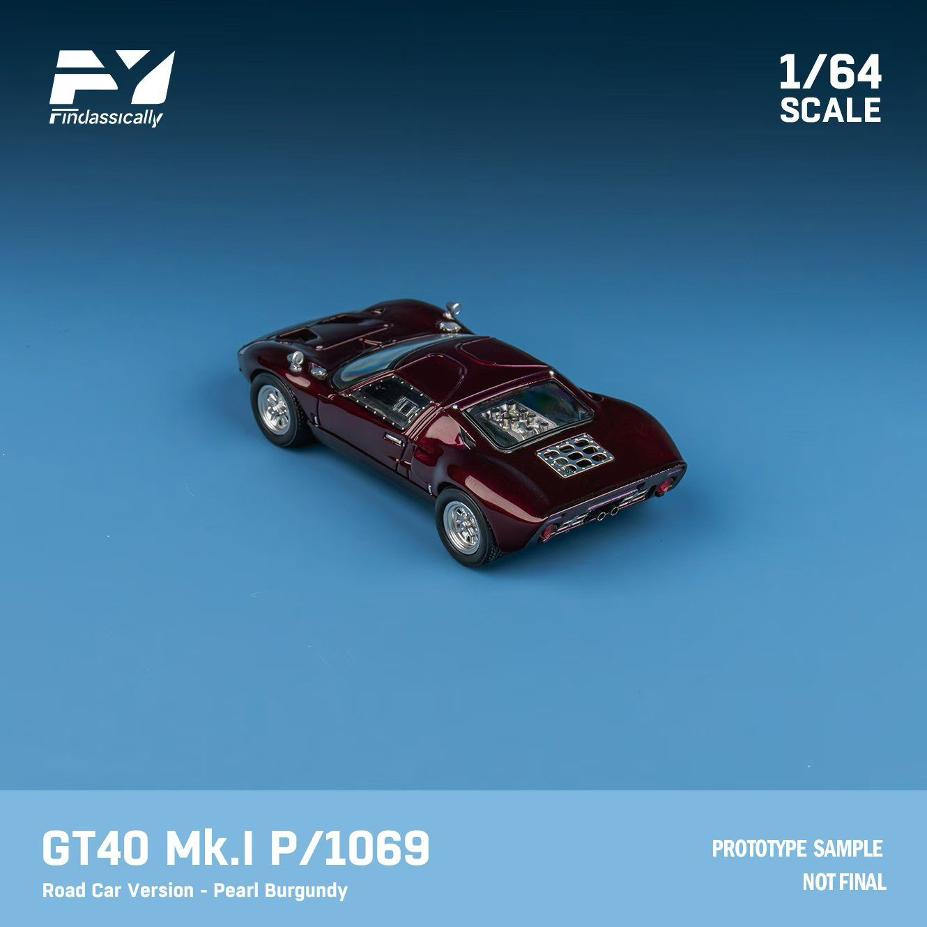 Preorder] Finclassically 1:64 Ford GT40 MK.I (2 Colors) – Horizon