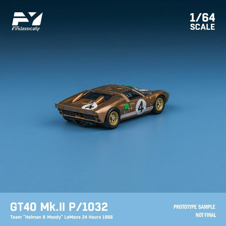 [Preorder] Finclassically 1:64 Ford GT40 MK.II 1966 LeMans 24H (2 Versions)