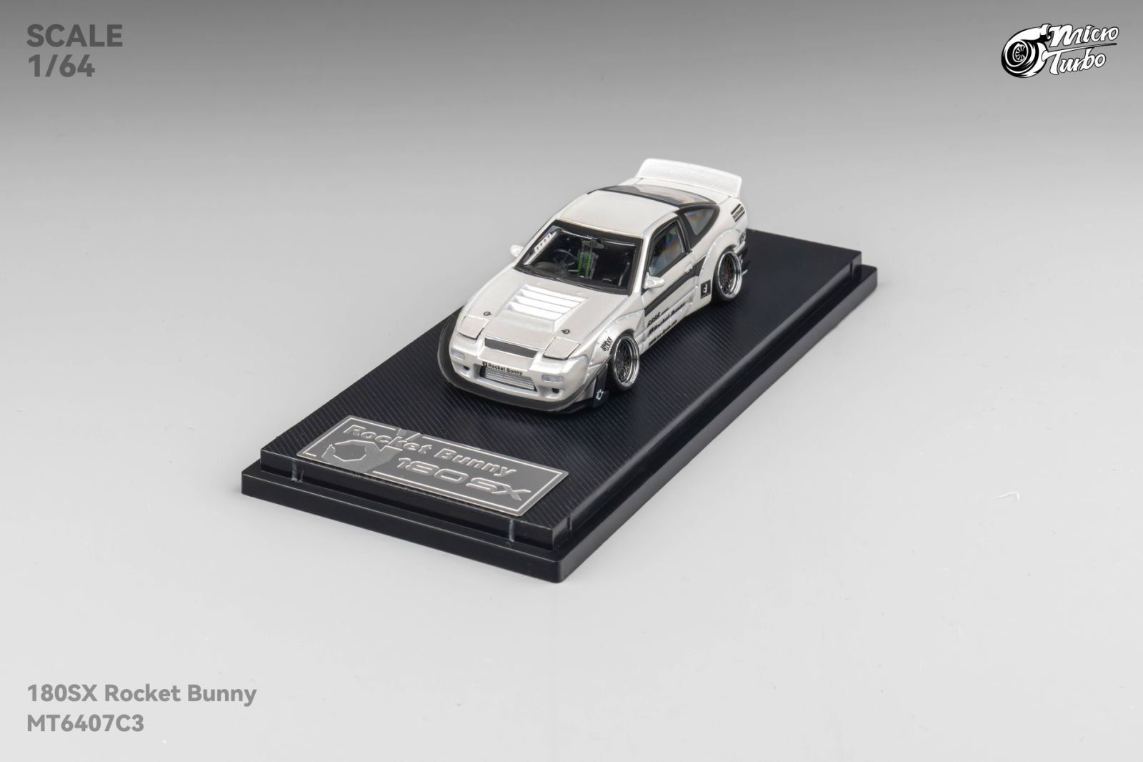 Microturbo 1:64 Custom Flatbed Tow Truck - Metallic White