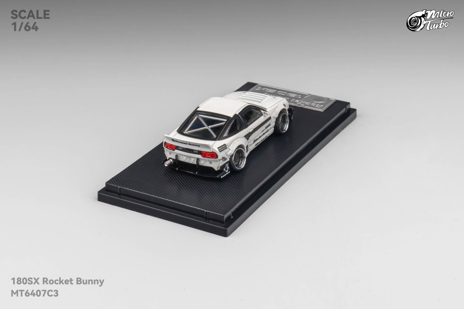 Microturbo 1:64 Custom Flatbed Tow Truck - Metallic White