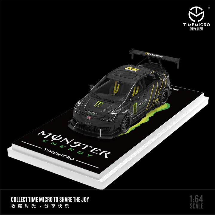 [Preorder] Time Micro 1:64 Honda Civic Monster / Marlboro Livery (4 Versions)