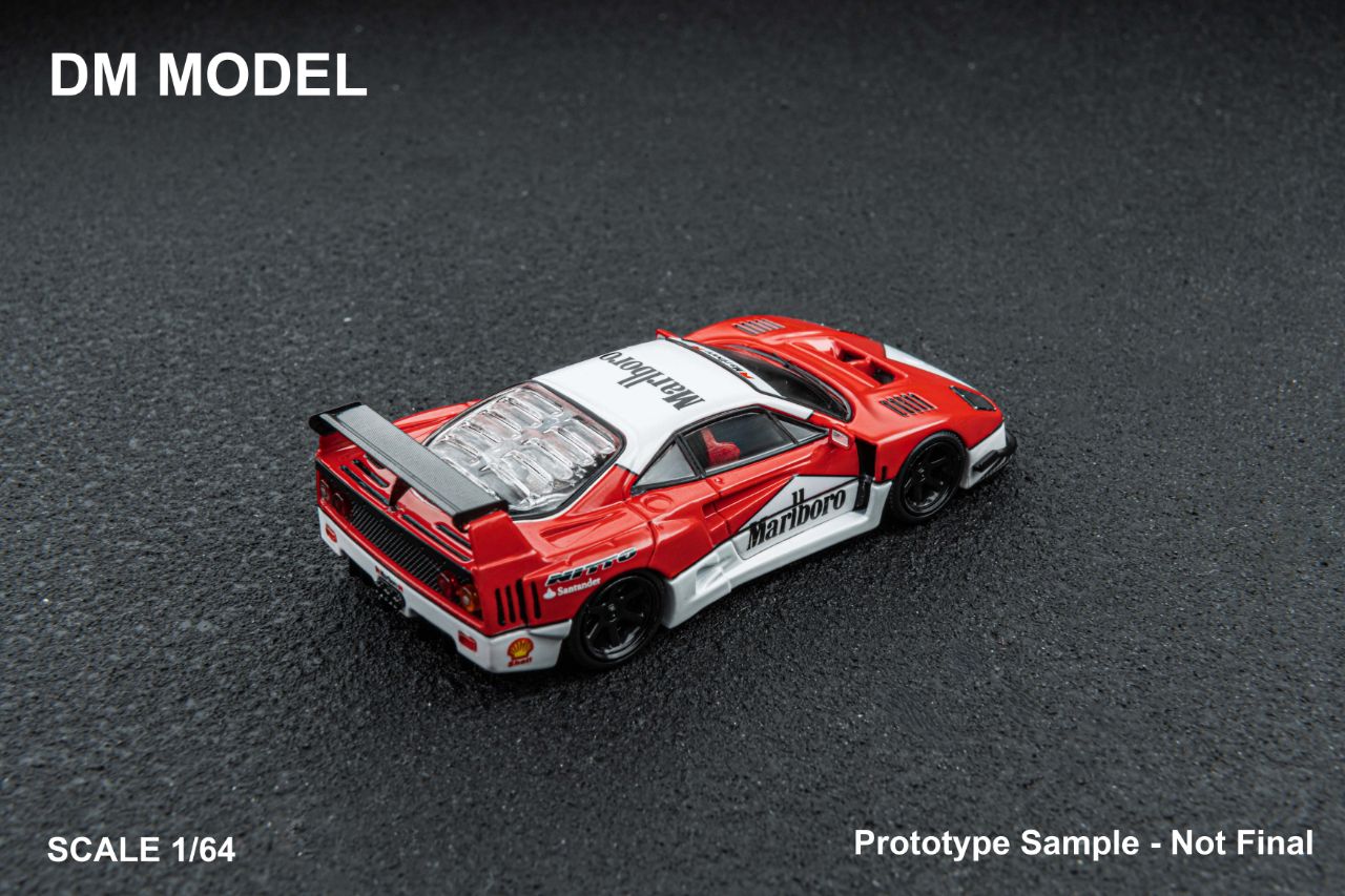 Preorder] DM Model 1:64 LB F40 Marlboro – Horizon Diecast