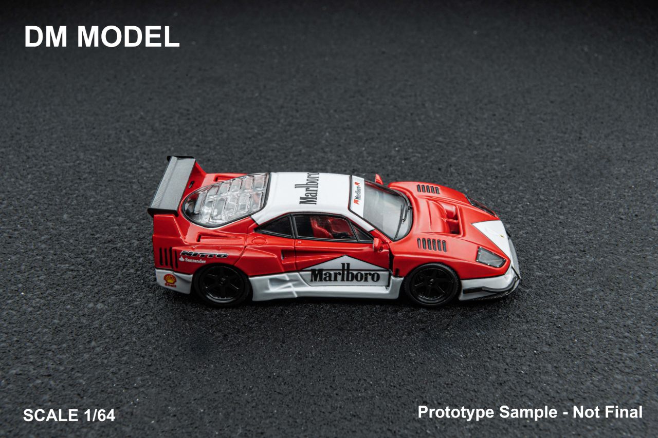 Preorder] DM Model 1:64 LB F40 Marlboro – Horizon Diecast