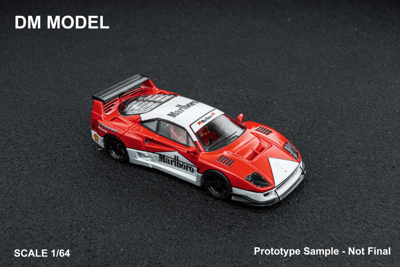 Preorder] DM Model 1:64 LB F40 Marlboro – Horizon Diecast