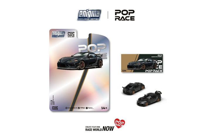 [Preorder] POPRACE 1:64 Toyota DARWIN PRO 66G NWB SUPRA (A90) - MIDNIGHT BLACK PRE0013