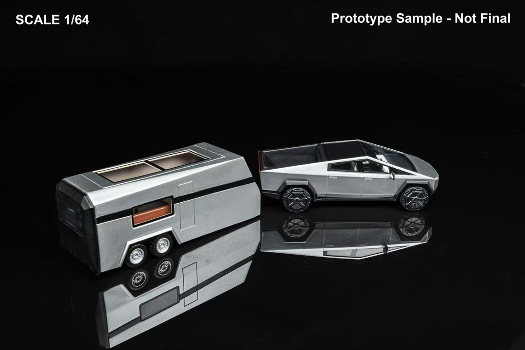 [Preorder] DM Model 1:64 TESLA Pickup Silver (3 Versions)