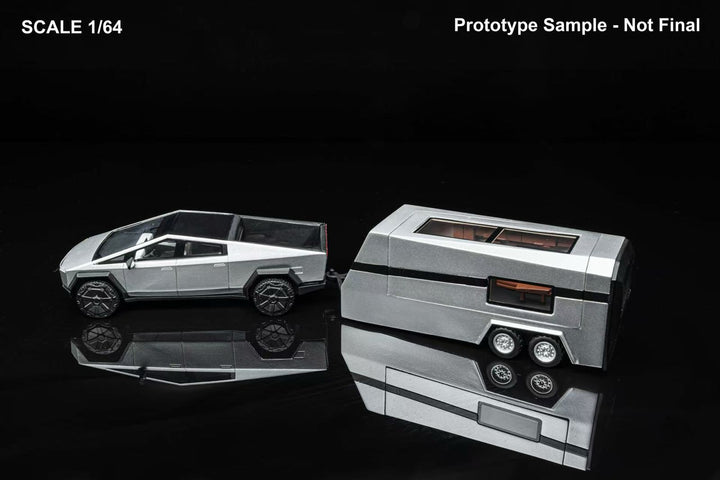 [Preorder] DM Model 1:64 TESLA Pickup Silver (3 Versions)