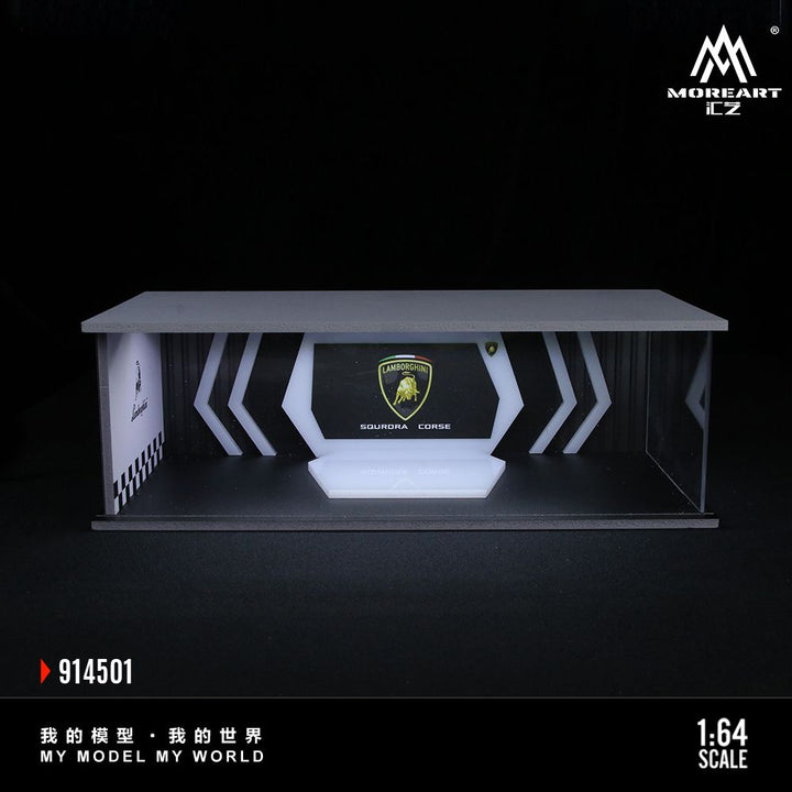 [Preorder] MoreArt 1:64 LAMBORGHINI / MASERATI ASSEMBLY SHOWROOM  (2 Versions)