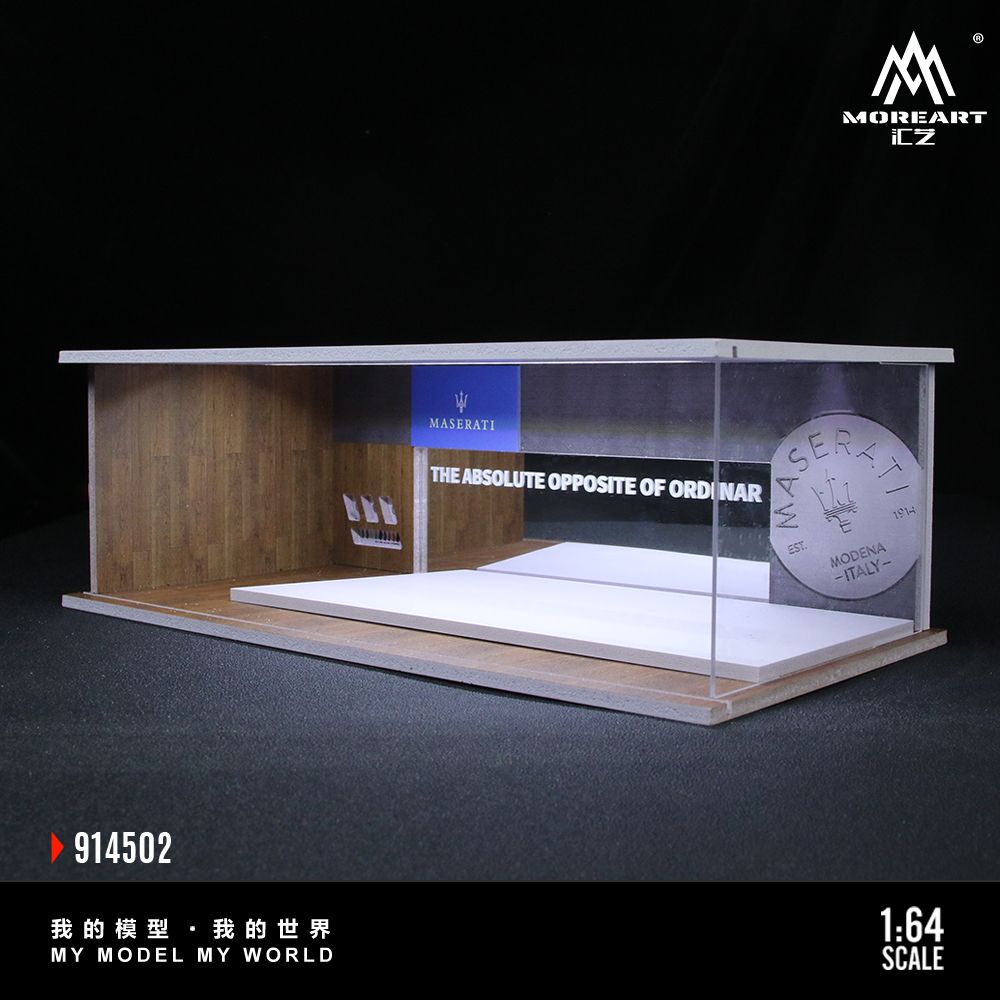 [Preorder] MoreArt 1:64 LAMBORGHINI / MASERATI ASSEMBLY SHOWROOM  (2 Versions)