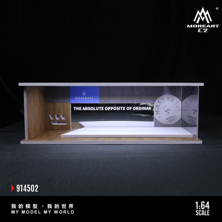 [Preorder] MoreArt 1:64 LAMBORGHINI / MASERATI ASSEMBLY SHOWROOM  (2 Versions)