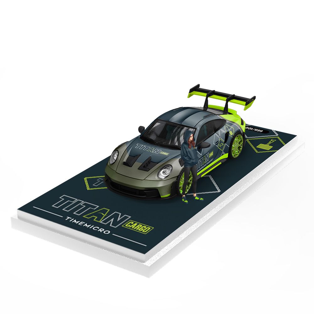 [Preorder] TimeMicro 1:64 Porsche 992 GT3 RS-TITAN Livery (3 Versions)