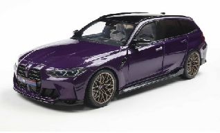 Preorder] Solido 1:18 BMW M3 (G81) TOURING 2024 Gray/ Purple (2
