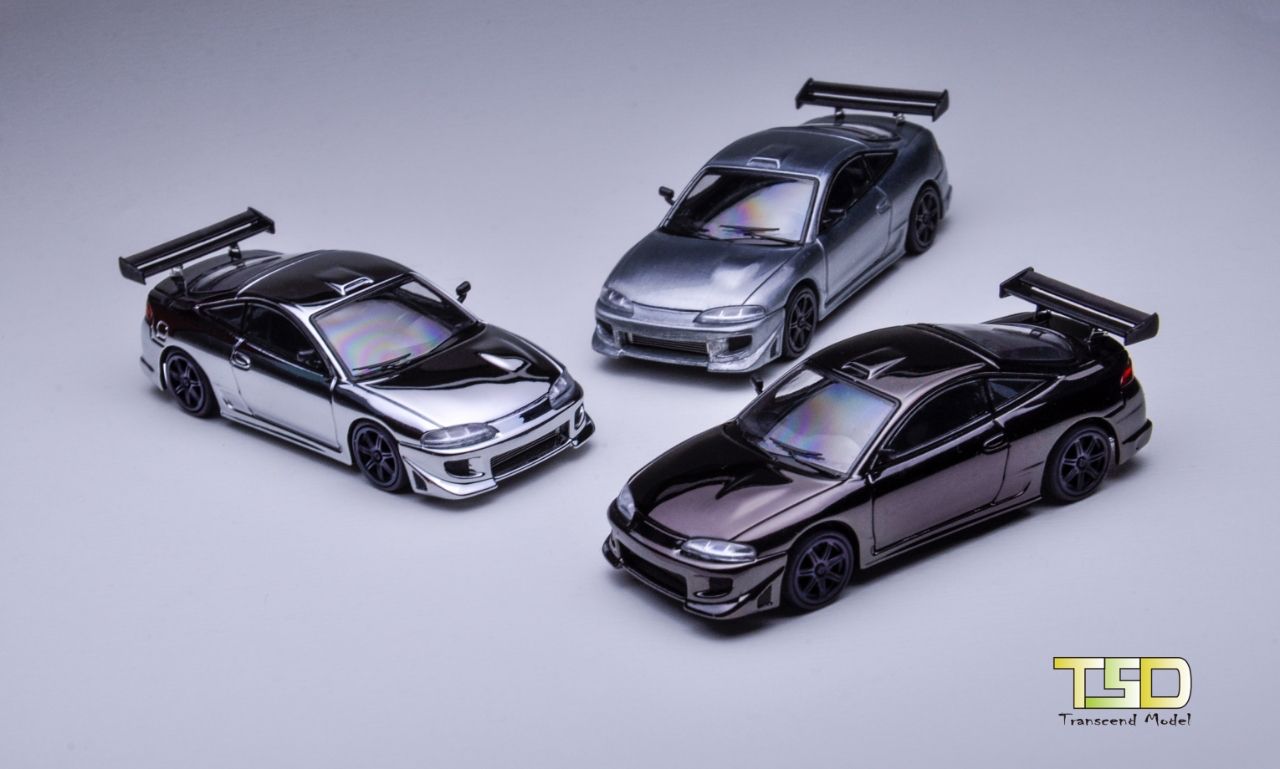 Transcend model 1:64 Mitsubishi Eclipse Diecast Model (3 Colors