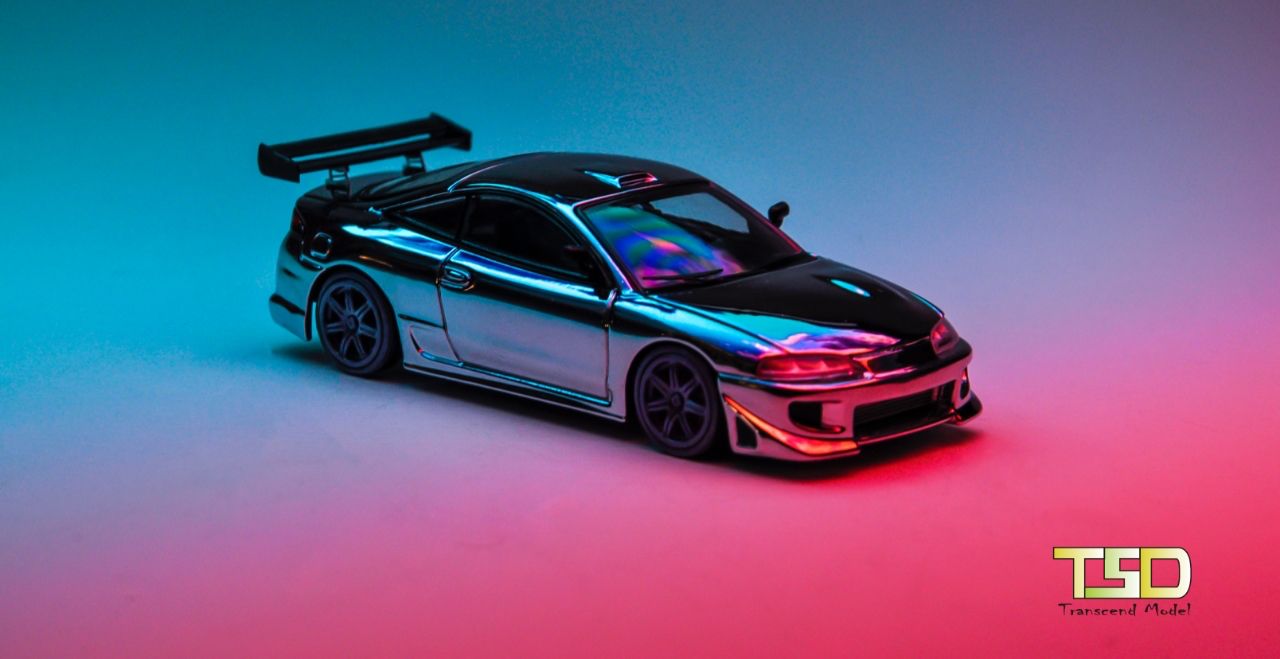 Preorder] Transcend model 1:64 Mitsubishi Eclipse Diecast Model (3
