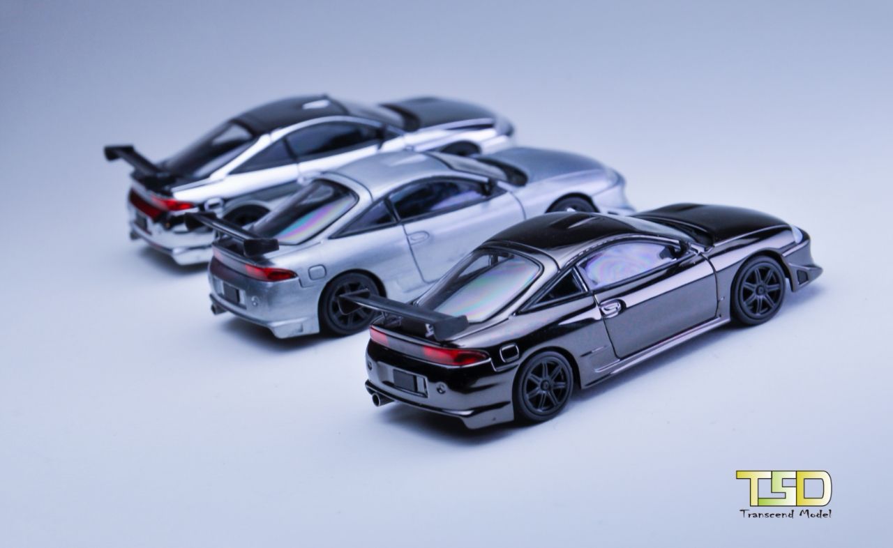 Transcend model 1:64 Mitsubishi Eclipse Diecast Model (3 Colors