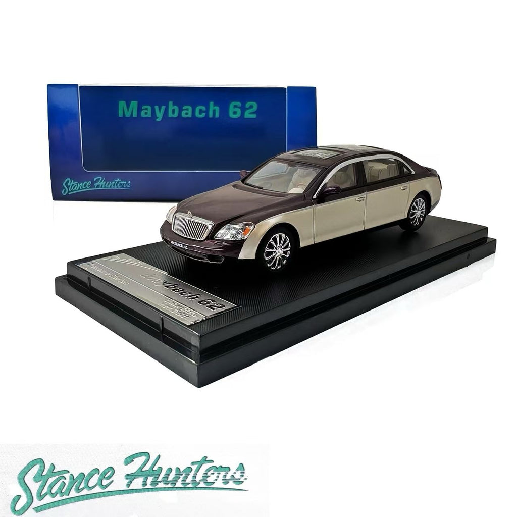 Stance Hunters 1/64 マイバッハ 62 ホワイト　ダイキャスト MERCEDES BENZ MAYBACH 62 TIFFANY 1/64 SCALE DIECAST CAR