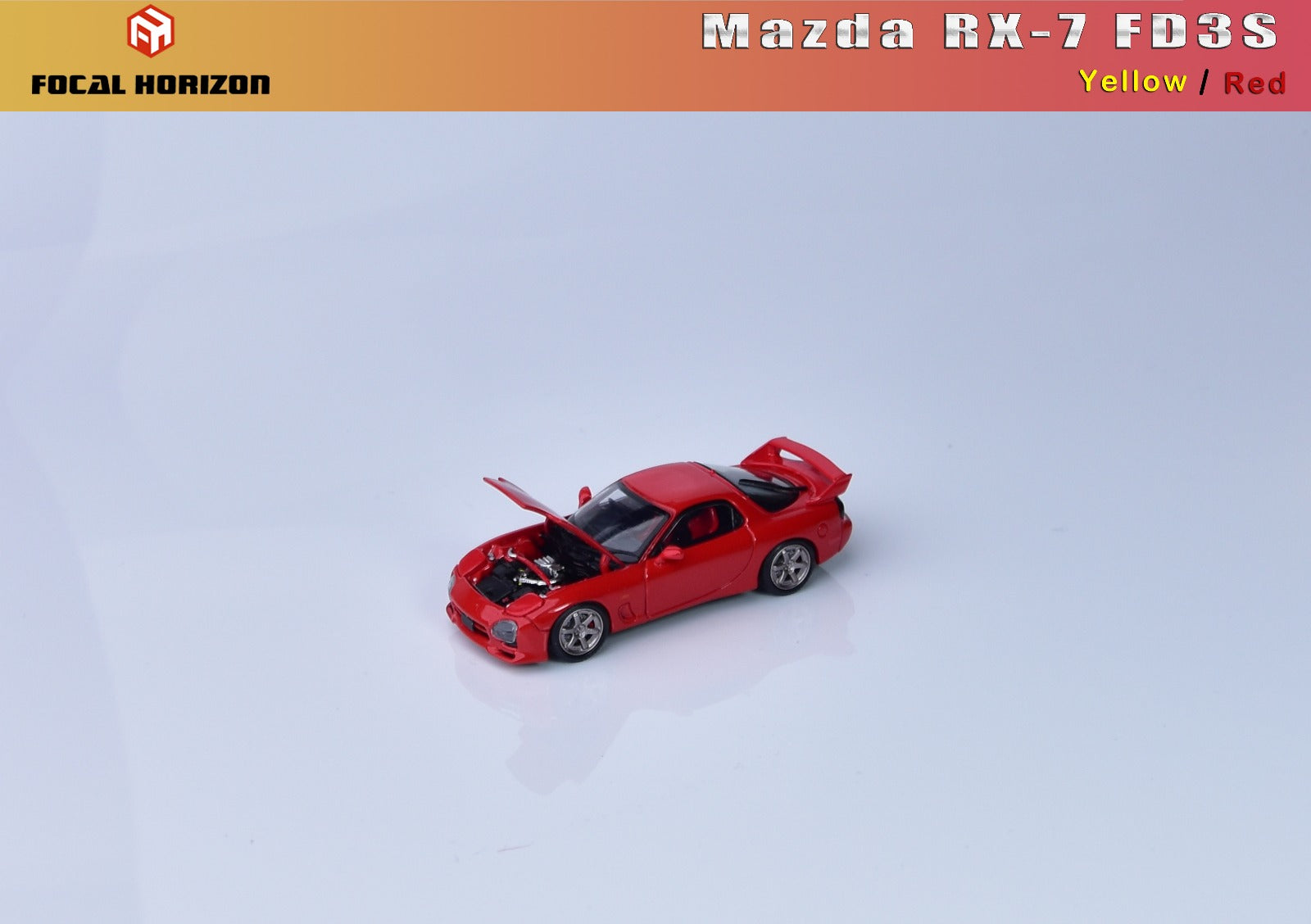 Focal Horizon 1:64 Mazda RX-7 FD3S A Spec (2 Colors) – Horizon Diecast