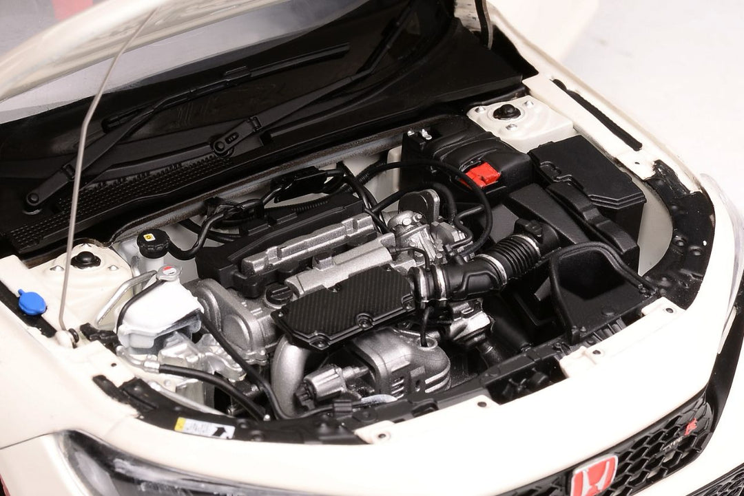 [Preorder]  MOTORHELIX 1:18 Honda Civic Type R (FL5) Fully Opened Championship White M85301