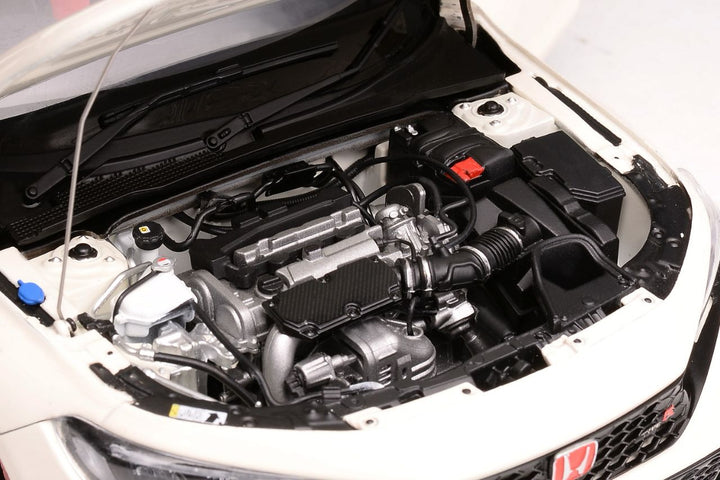 [Preorder]  MOTORHELIX 1:18 Honda Civic Type R (FL5) Fully Opened Championship White M85301