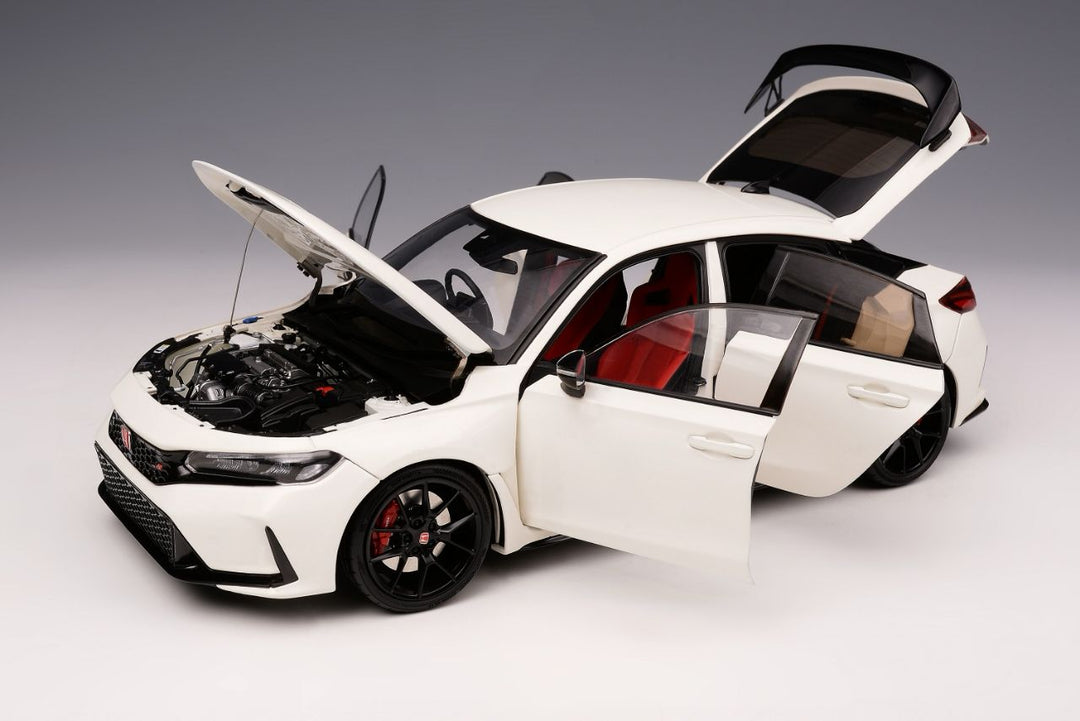 [Preorder]  MOTORHELIX 1:18 Honda Civic Type R (FL5) Fully Opened Championship White M85301