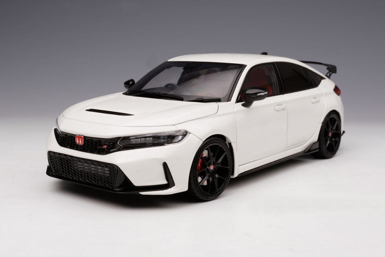 Civic Type R ホワイト ミニカー1/18 MOTORHELIX 1:18 Honda Civic Type R (FL5) Fully Opened