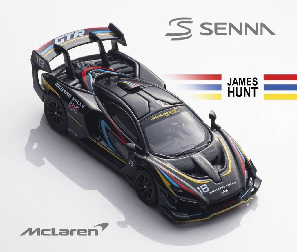 1/64 CM Model McLaren SENNA&P1 GTR HEC限定 CM Model 1:64 McLaren Senna GTR in Metallic Blue – Model