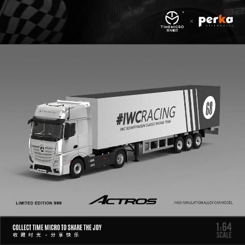 TimeMicro x Perka 1:64 Mercedes-Benz Actors Container Truck TM646704  TM646705