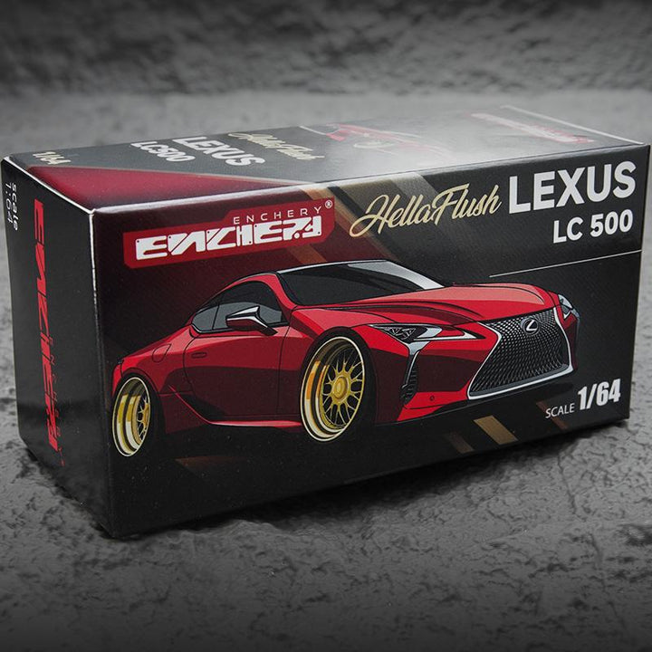 ENCHERY 1:64 Lexus Black LS500h / Red LC 500