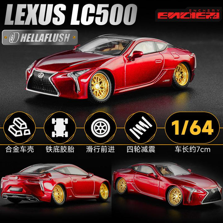 ENCHERY 1:64 Lexus Black LS500h / Red LC 500
