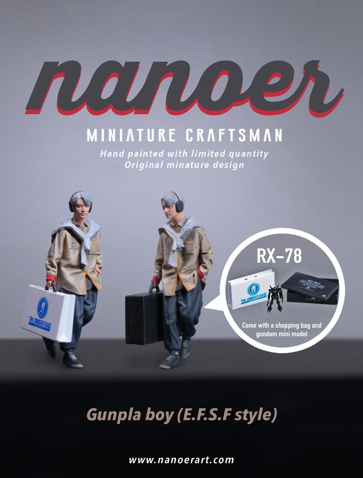 Nanoer 1:64 Gunpla Man (3 Variants)