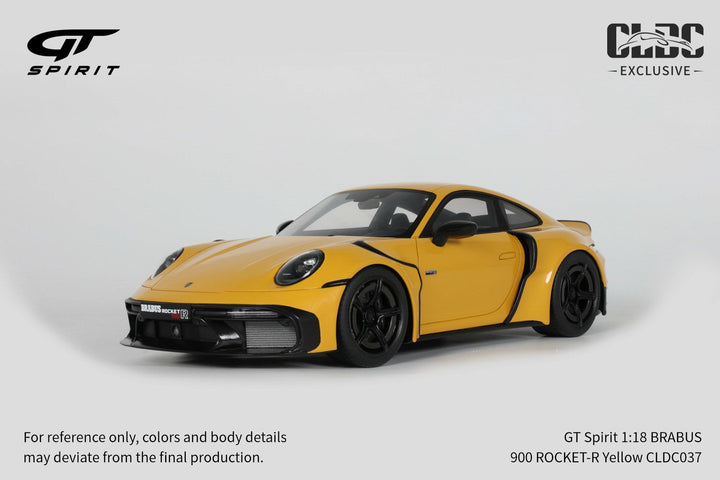 [Preorder] GT Spirit 1:18 Porsche BRABUS 900 Rocket-R Yellow CLDC037