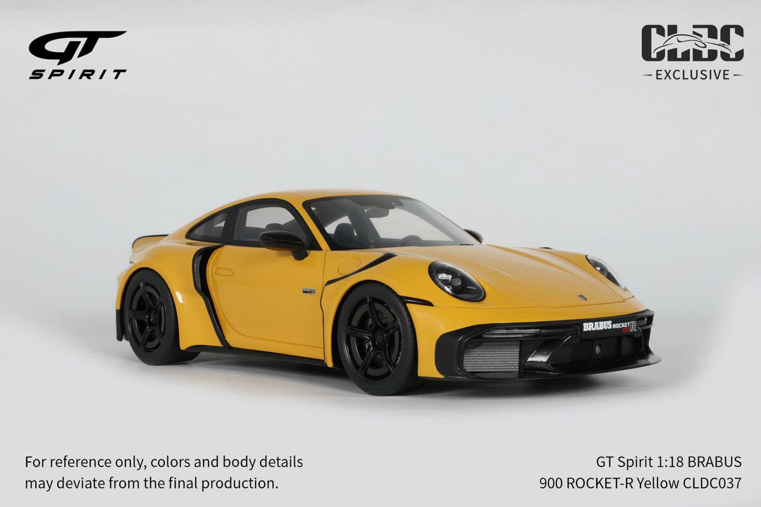 [Preorder] GT Spirit 1:18 Porsche BRABUS 900 Rocket-R Yellow CLDC037