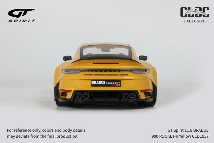 [Preorder] GT Spirit 1:18 Porsche BRABUS 900 Rocket-R Yellow CLDC037